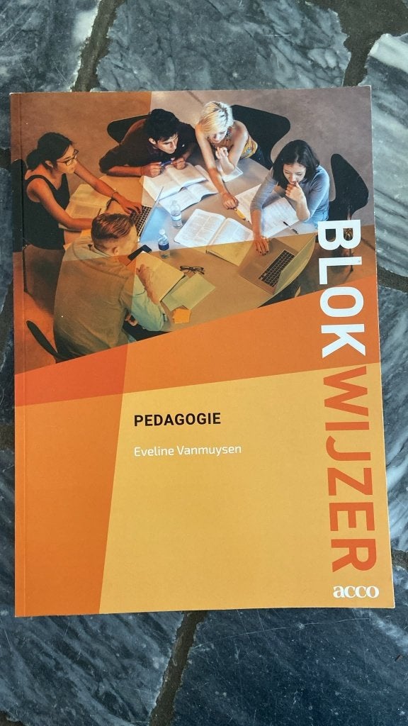 Blokwijzer pedagogie, Enlèvement ou Envoi, Comme neuf