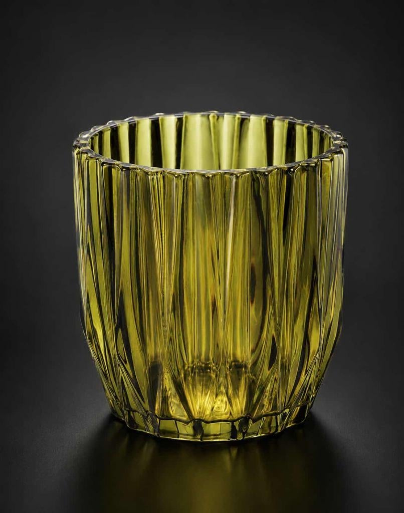Vase "Váza LM Design"., Neuf, Bougie, Autres matériaux, Vert