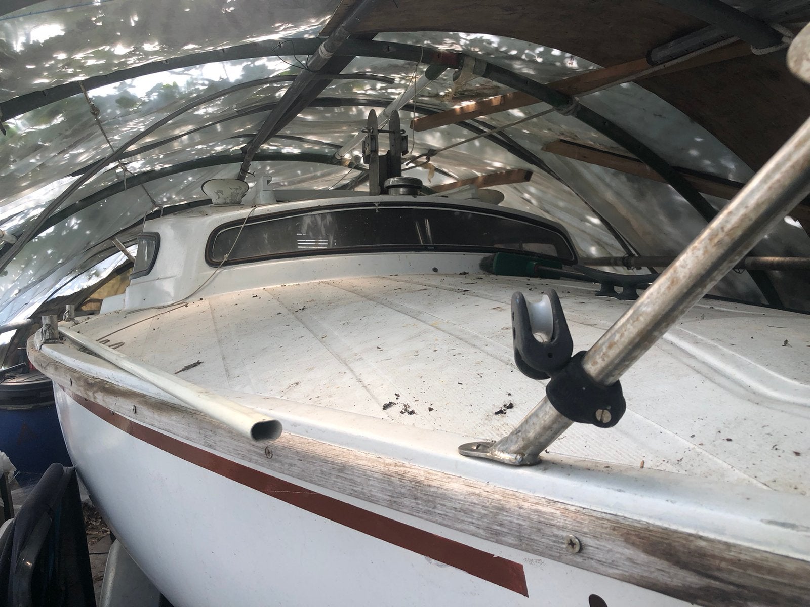 Zeilboot edel 2 recente zeilen, Watersport en Boten, Kajuitzeilboten en Zeiljachten, Ophalen, Gebruikt, 1 cm, 5 m