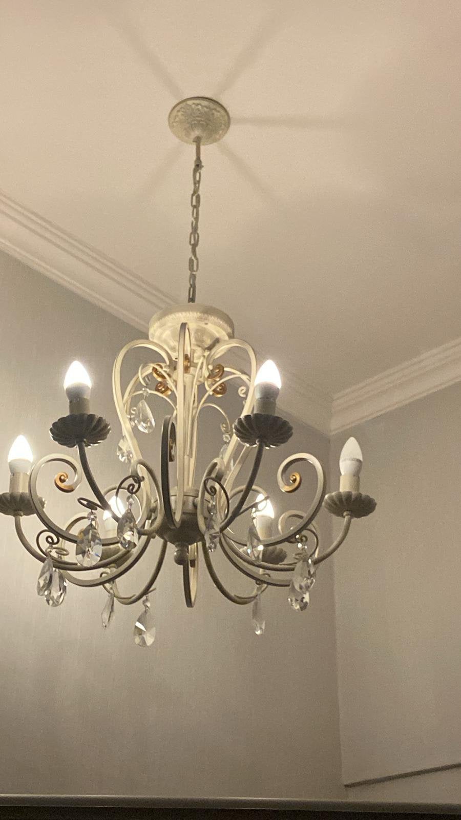 Kroonluchters gratis, Huis en Inrichting, Lampen | Kroonluchters, Ophalen, Zo goed als nieuw