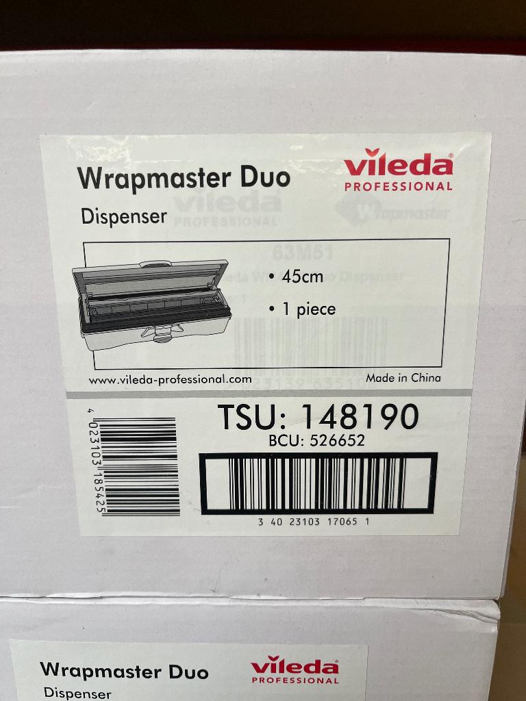 Vileda wrapmaster duo 45cm. Nieuw in doos!, Enlèvement, Neuf