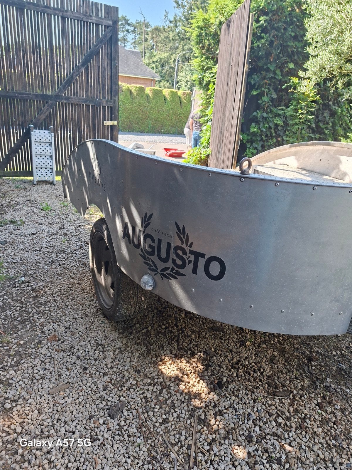 Remorque voor motoren, Ophalen, Gebruikt