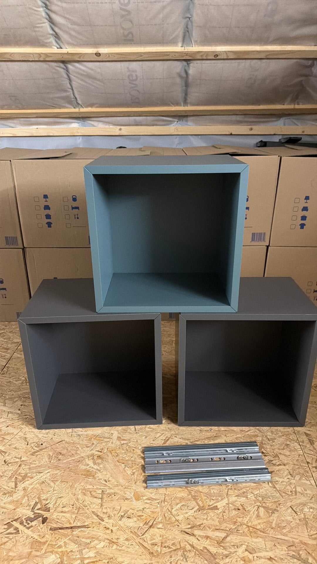 IKEA EKET wandkastjes - 3 stuks, Huis en Inrichting, Ophalen, Zo goed als nieuw