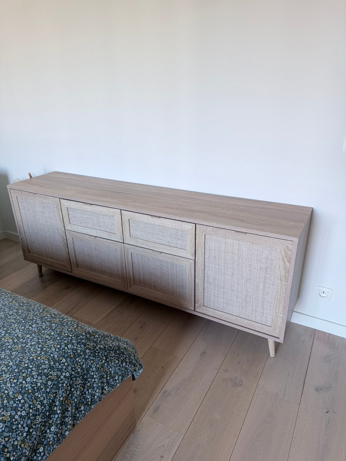 Eiken kast., Ophalen, Gebruikt, 150 tot 200 cm, Eikenhout