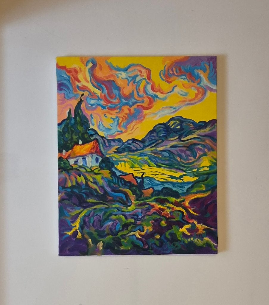 V. Leshukov, getiteld "Provence"., Antiek en Kunst, Ophalen of Verzenden