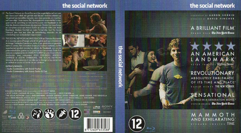 the social network (blu-ray + blu-ray bonus) neuf, Enlèvement ou Envoi, Comme neuf, Drame