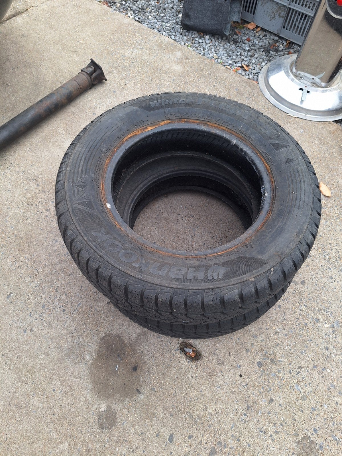 175 70 13   2x, Auto-onderdelen, Banden en Velgen, Ophalen, 13 inch, 175 mm, Winterbanden