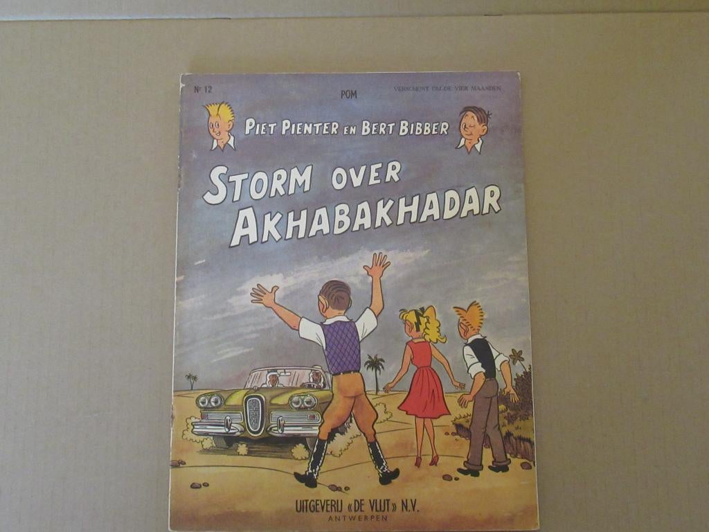 piet pienter en bert bibber, Boeken, Stripverhalen, Gelezen, Eén stripboek, Ophalen of Verzenden, POM