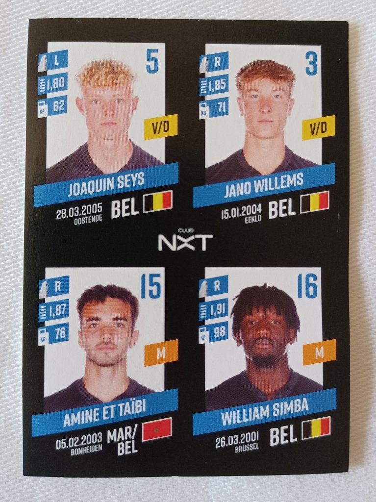 Sticker Joaquin Seys (rookie) - Pro League 2023-2024, Ophalen of Verzenden, Zo goed als nieuw, Sticker