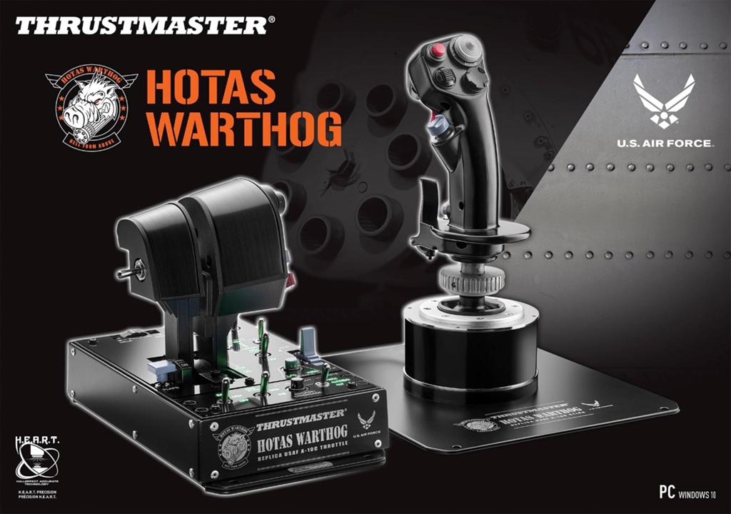 Thrustmaster Warthog avec les nouvelles battes A10/F16 et F1, Informatique & Logiciels, Joysticks, Enlèvement