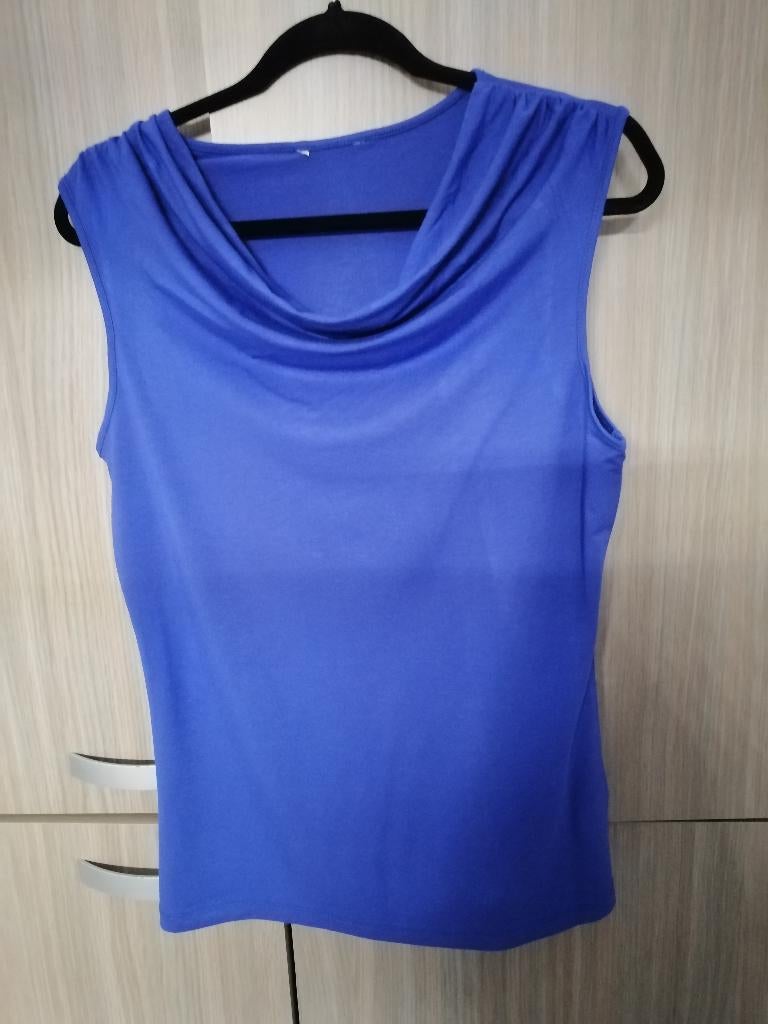 toffe top JBC mt L, Comme neuf, Enlèvement, Bleu, Jbc