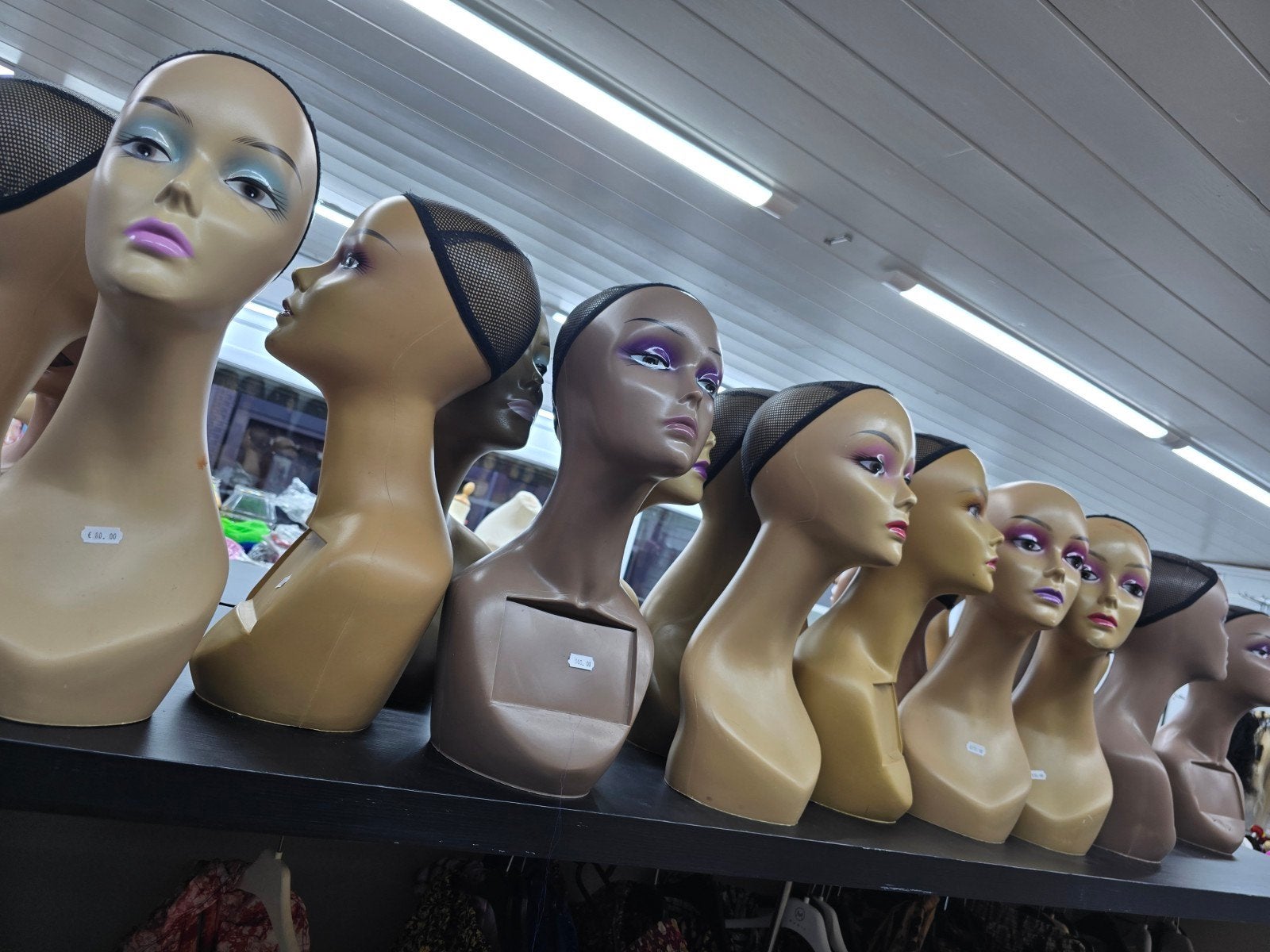 tête de mannequin, Enlèvement ou Envoi