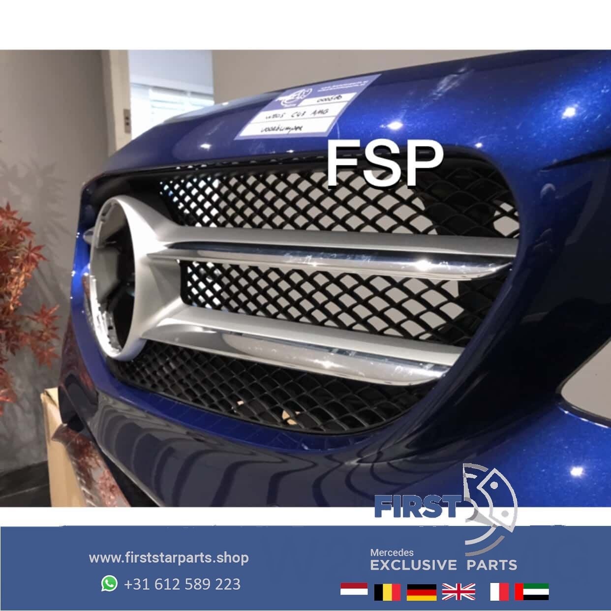 W205 C205 S205 AMG VOORBUMPER COMPLEET Mercedes C Klasse BLA, Utilisé, -, Avant, -