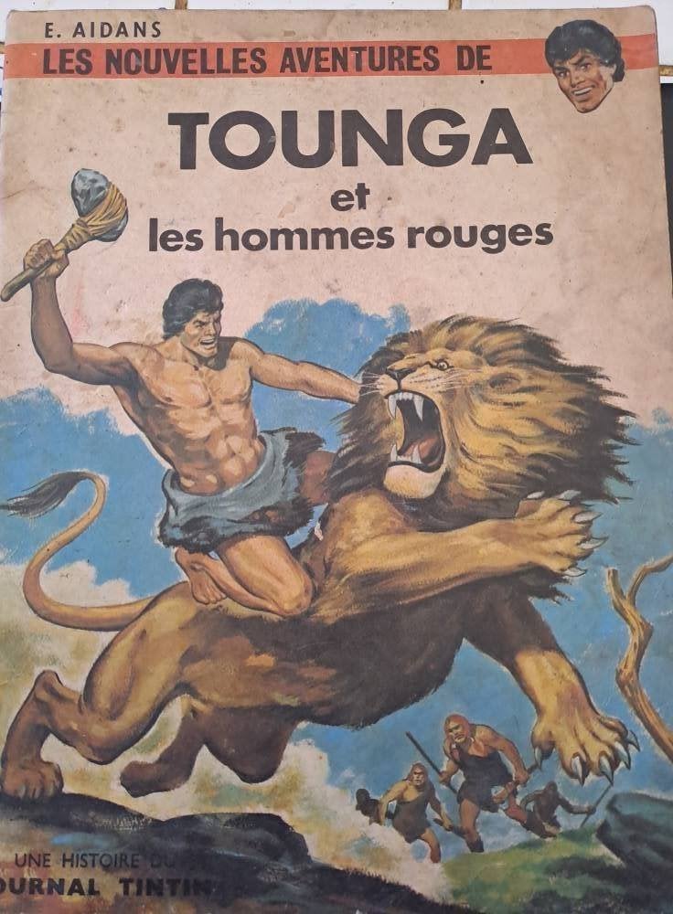 Tounga et les hommes rouges, Livres, E. Aidans, Une BD, Enlèvement, Utilisé
