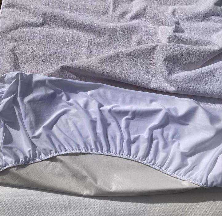 Protège-matelas 90x200 - blanc imperméable, Enlèvement ou Envoi, Comme neuf, Blanc