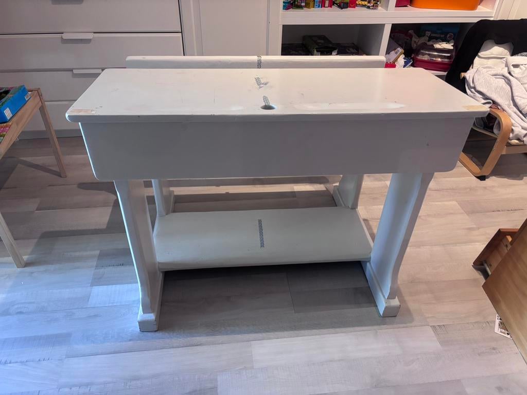 Schoolbank, Huis en Inrichting, Ophalen, Gebruikt, Schoolbureau