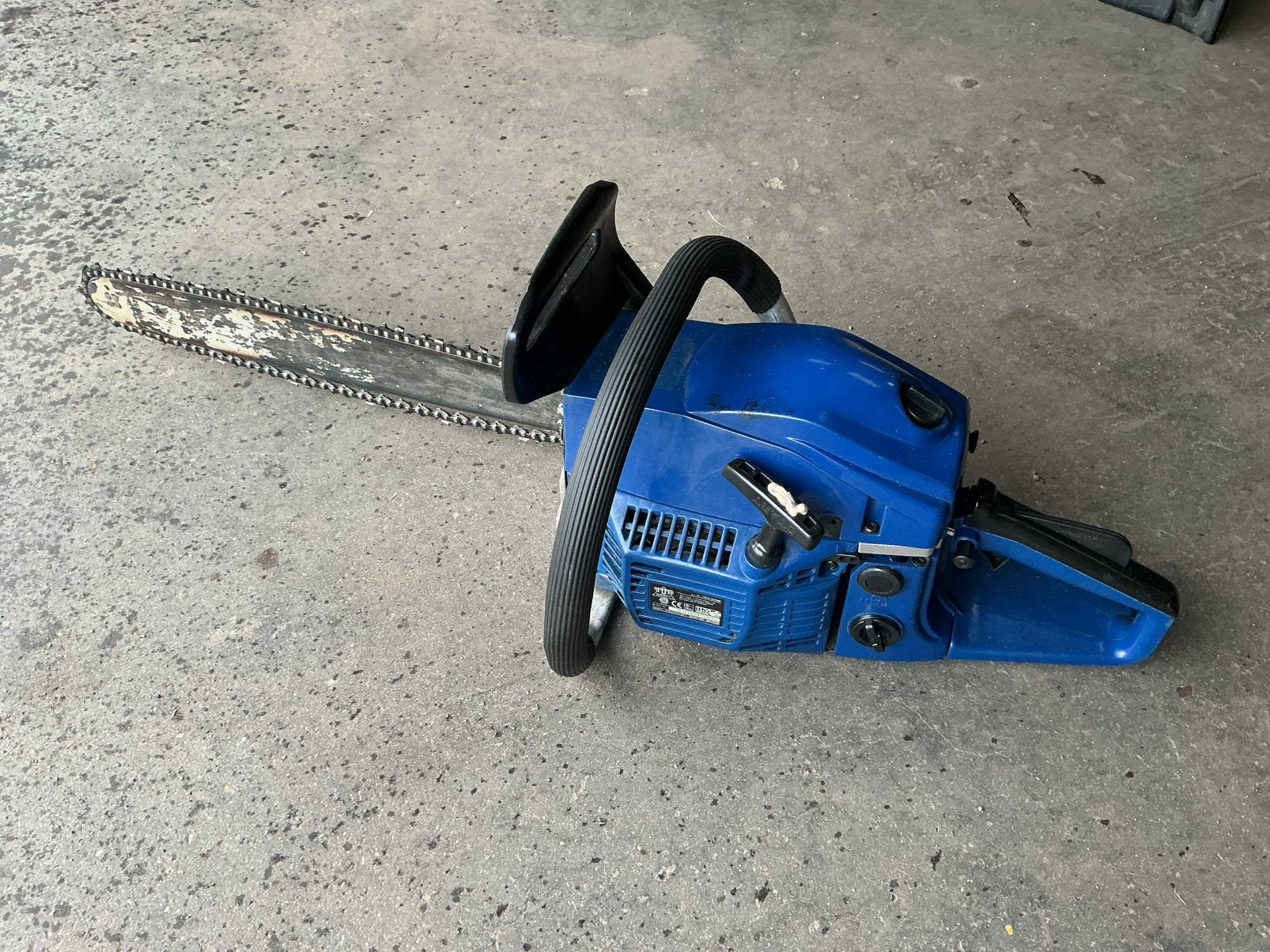 Kettingzaag op benzine, Doe-het-zelf en Bouw, Gereedschap | Zaagmachines, Ophalen, Zo goed als nieuw, Kettingzaag