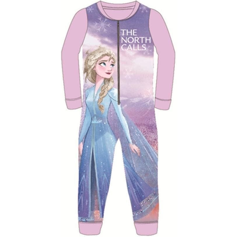 Disney Frozen fleece Onesie - Lila - Maat 92/98, Kinderen en Baby's, Kinderkleding | Maat 92, Nacht- of Onderkleding, Disney Frozen