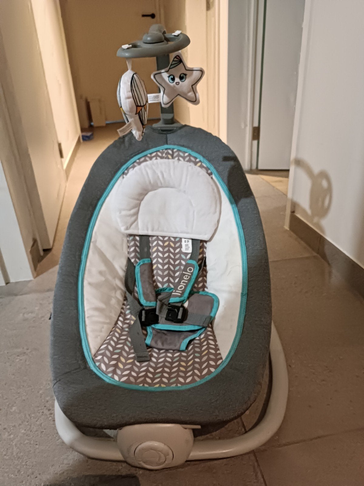 Lionelo wipstoel / babyschommel met speelboog, Enlèvement, Chaise rebondissante