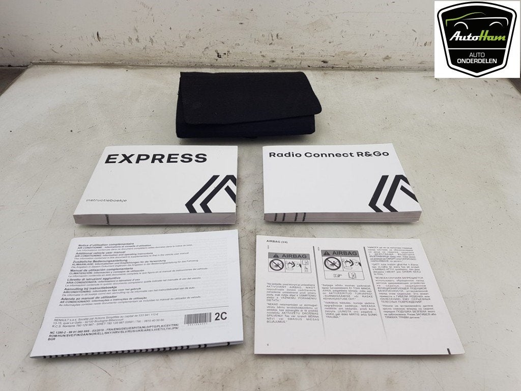 MANUEL UTILISATEUR Renault Express (01-2021/-), Utilisé, Renault