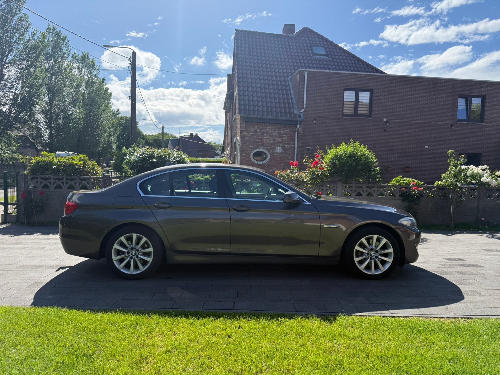 ✅ BMW F10 525d Automaat Bi-Xenon Leder Perfecte Staat, Auto's, BMW, Automaat, Euro 5, Bedrijf, Diesel