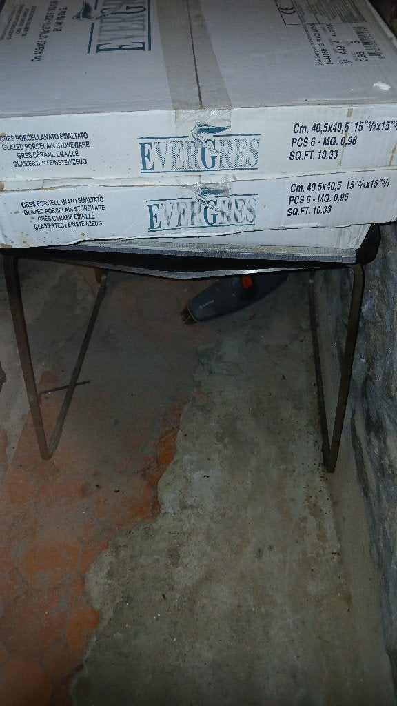 Carrelages beige sol neuf avec plinthes, Neuf, Carrelage de sol, Enlèvement, Autres matériaux