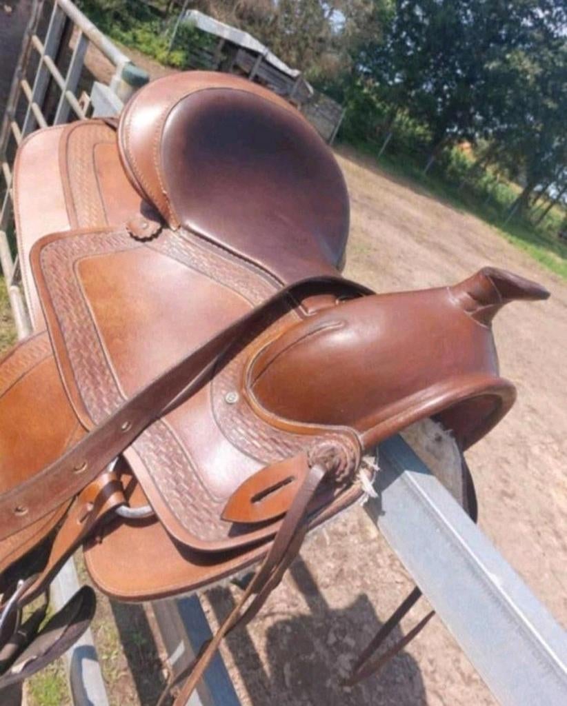 Full quarter zadel, Enlèvement, Western