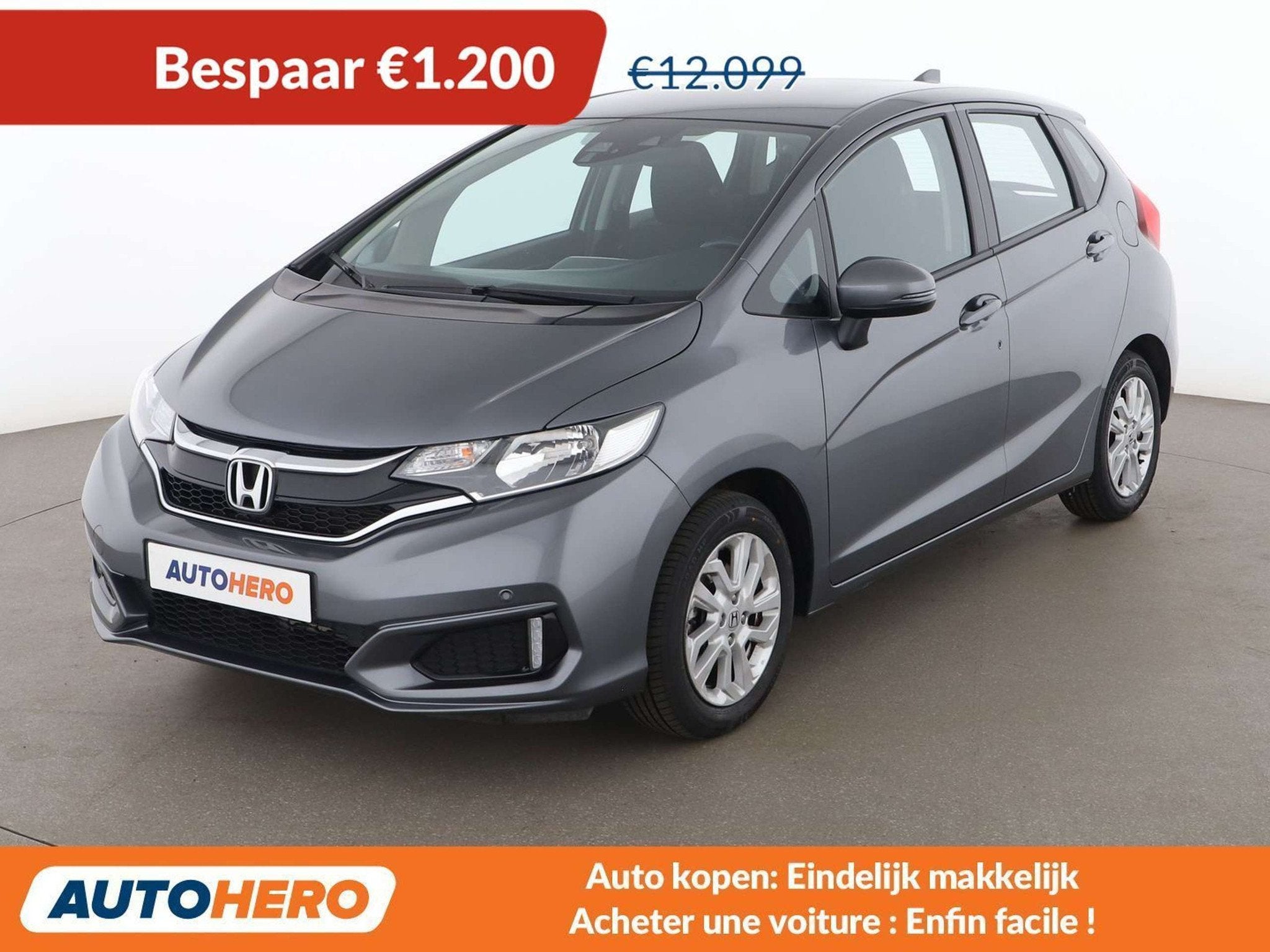 Honda Jazz 1.3 i-VTEC Comfort (bj 2018), Auto's, Voorwielaandrijving, Stof, Gebruikt, Zwart