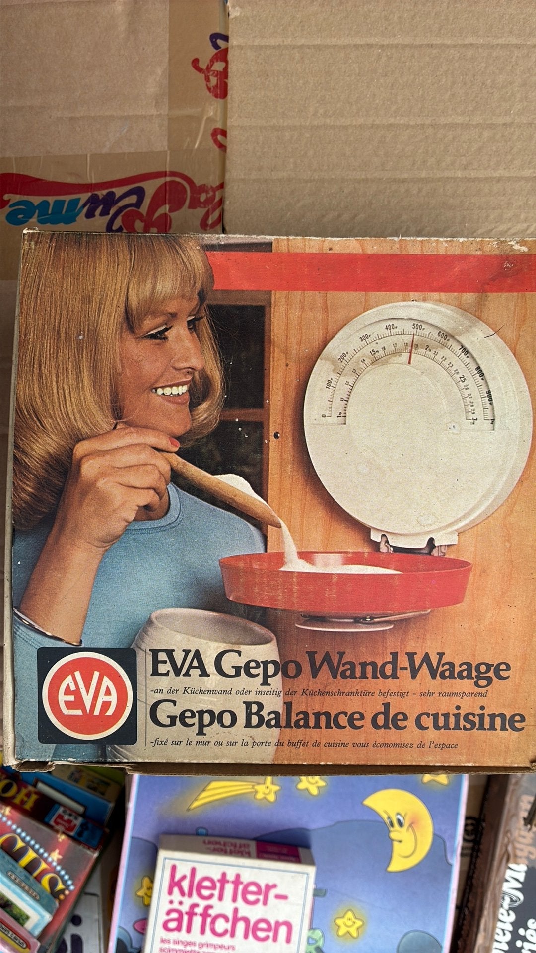 EVA Gepó vintage keukenweegschaal – Denmark – originele doos, Games en Spelcomputers, Ophalen, Zo goed als nieuw