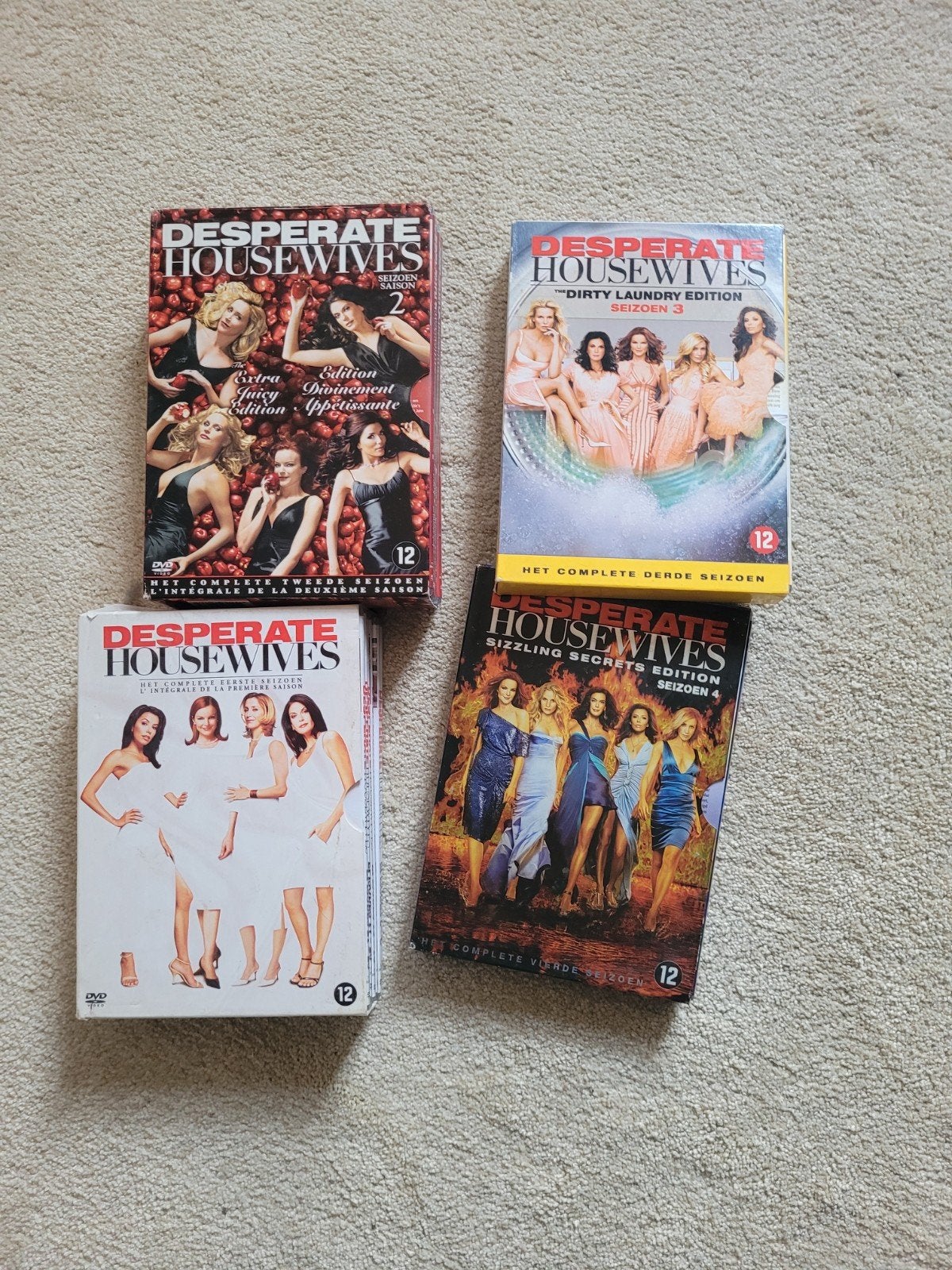 Dvd Desperate Housewives Seizoen 1-4, Gebruikt, Engels, Ophalen of Verzenden, Engels