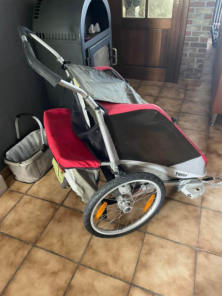 Fietskar 2 kids merk thule, Fietsen en Brommers, Ophalen, Gebruikt, Kinderkar
