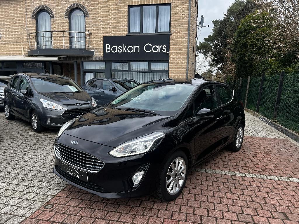 Ford Fiesta 1.0/M2020/AIRCO/ZETEL VERW/118.000KM/GARANTIE, Auto's, Stof, Zwart, Handgeschakeld, 5 deurs