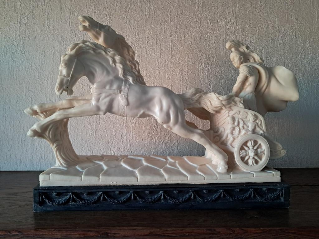Romeinse krijger met paarden, Ophalen