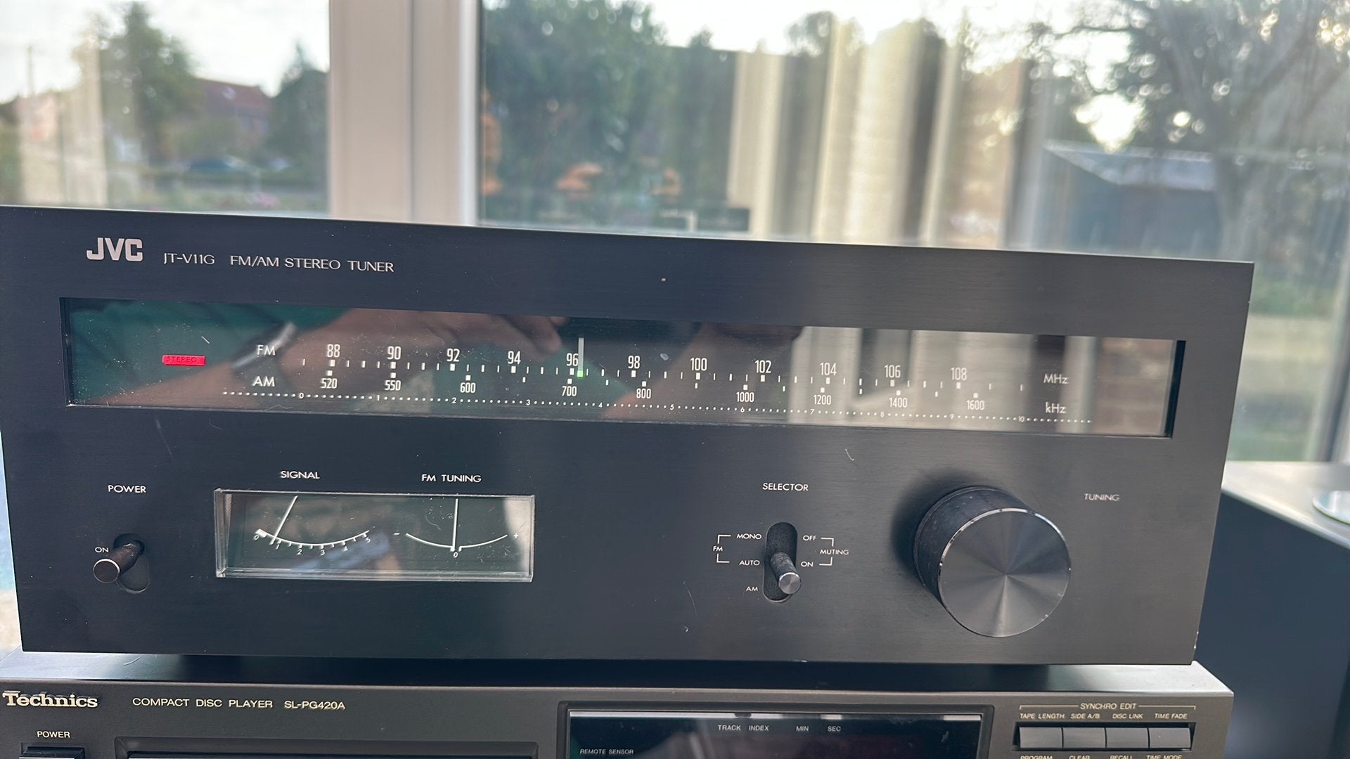 Tuner JVC, Audio, Tv en Foto, Tuners, Ophalen of Verzenden, Gebruikt