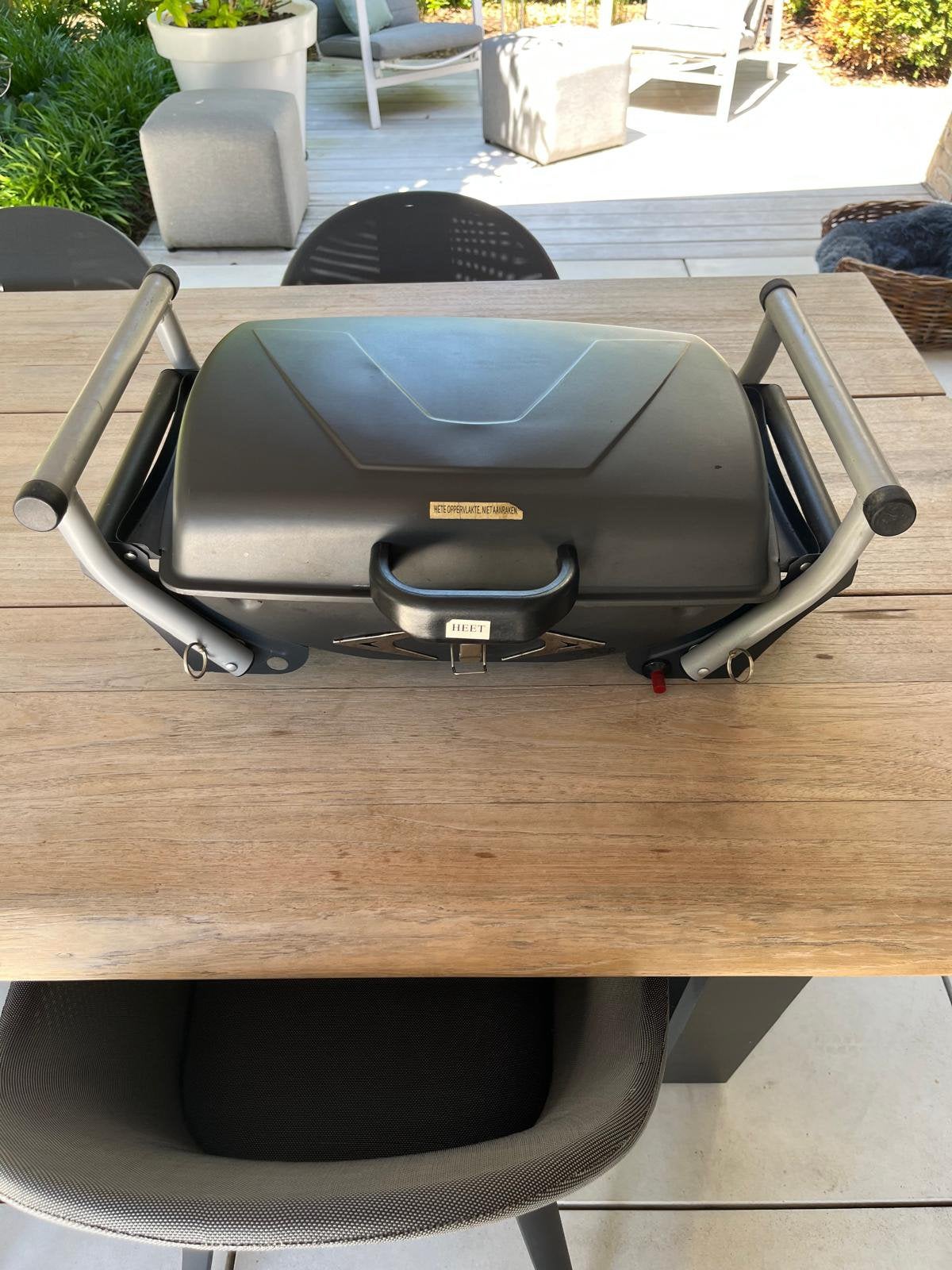 Draagbare gasbarbecue, ideaal camping, mobilhome of terras, Ophalen, Gebruikt