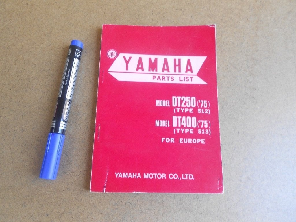 Yamaha DT250/DT400 Parts List Onderdelenboek, Enlèvement ou Envoi, Yamaha