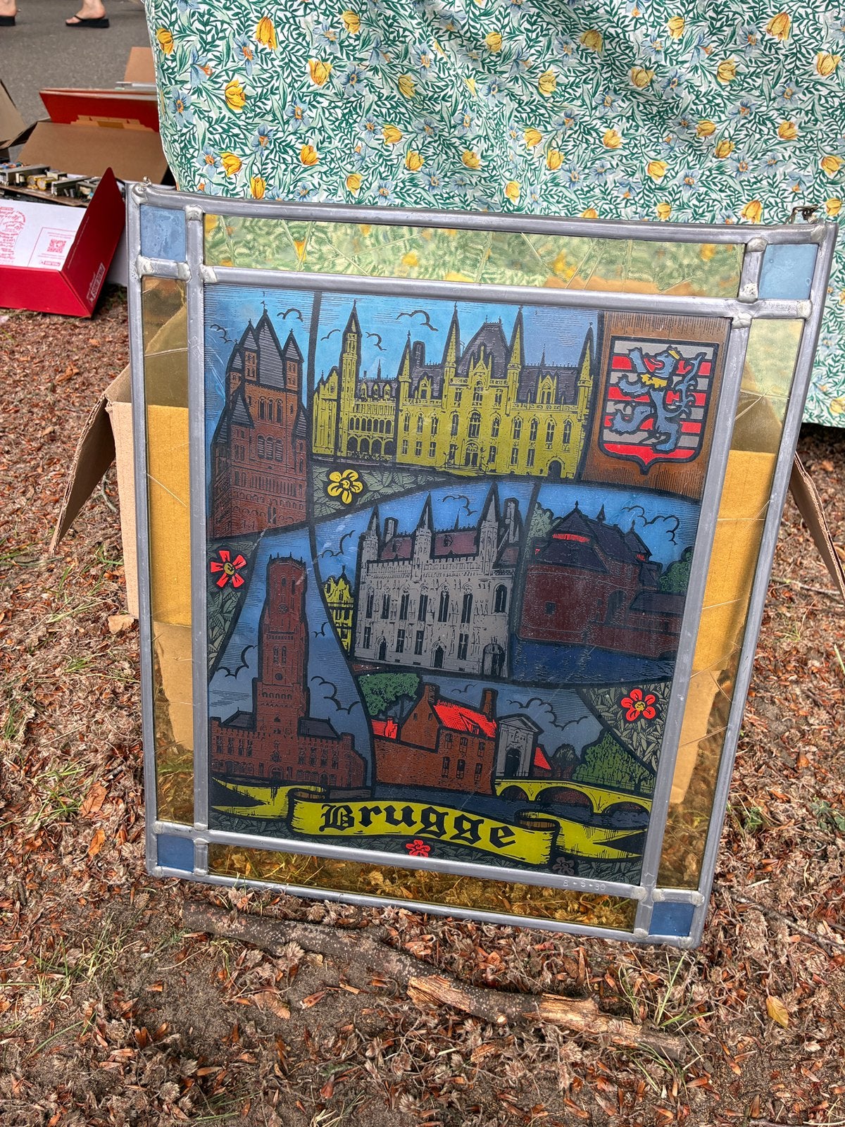Glasraam Brugge, Ophalen