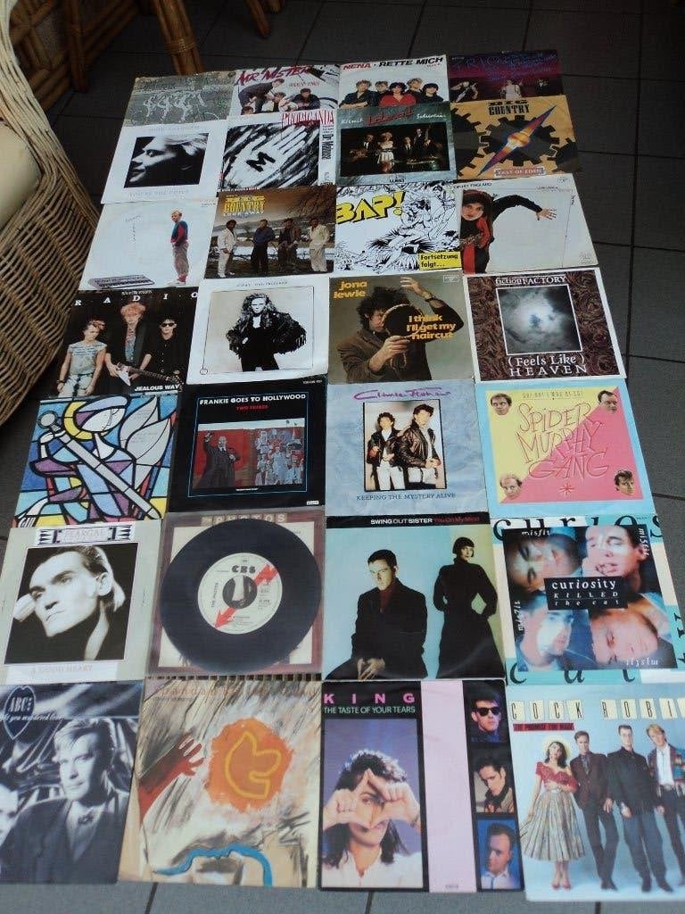 Lot van 65 wave/syntpop/NDW singles voor 40 euro!, Cd's en Dvd's, Gebruikt, Fotohoes, Overige genres, 7 inch