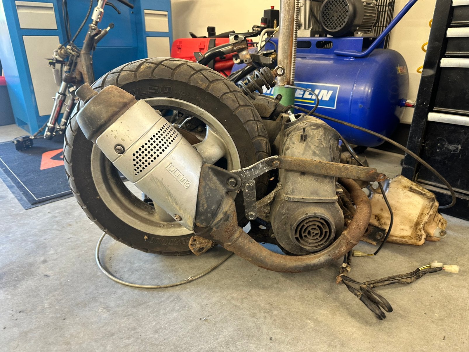 Peugeot 100cc motorblok, Fietsen en Brommers, Ophalen, Gebruikt, Blok