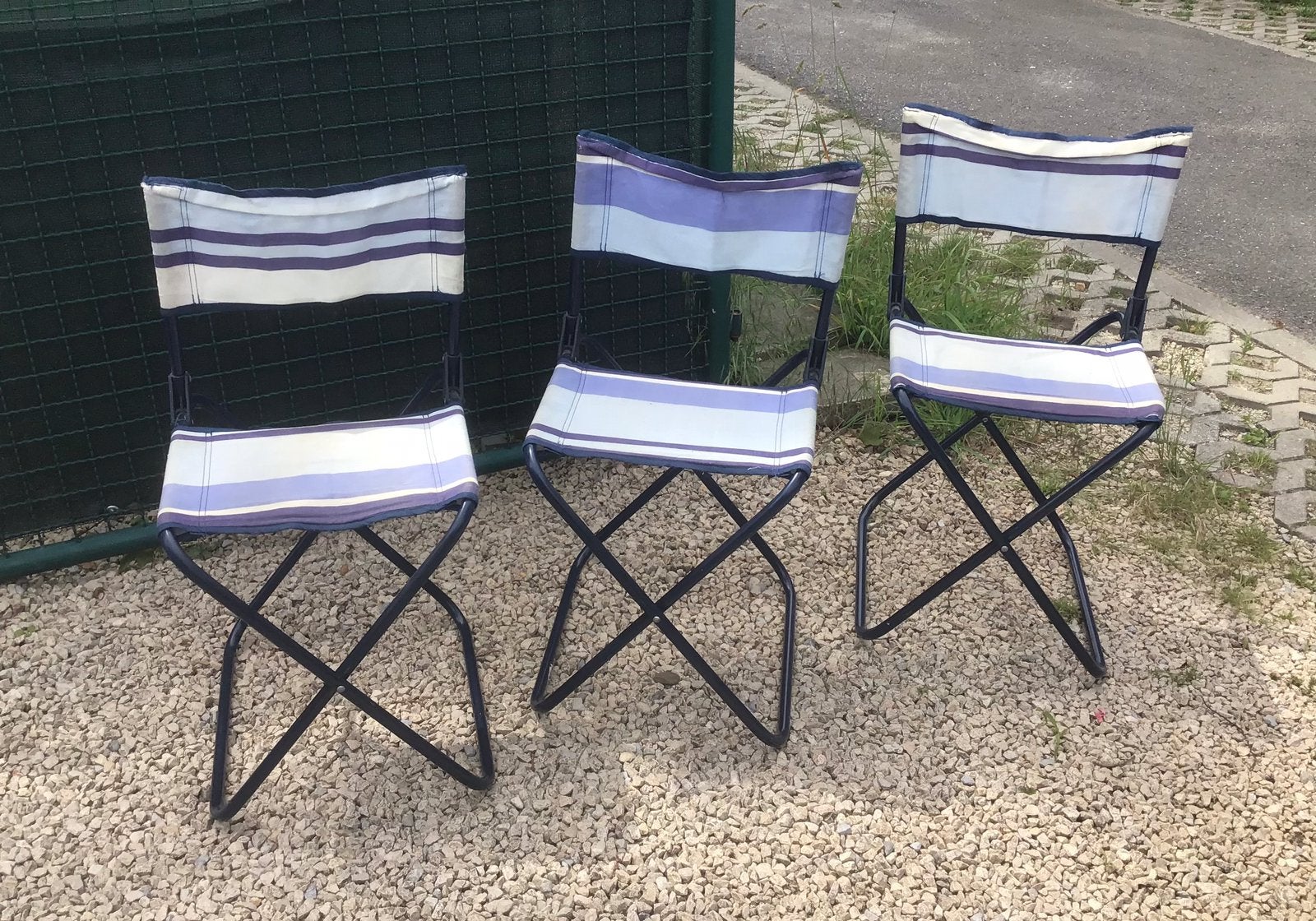 3 x bijzetstoelen voor op de camping, Ophalen, Gebruikt, Campingstoel