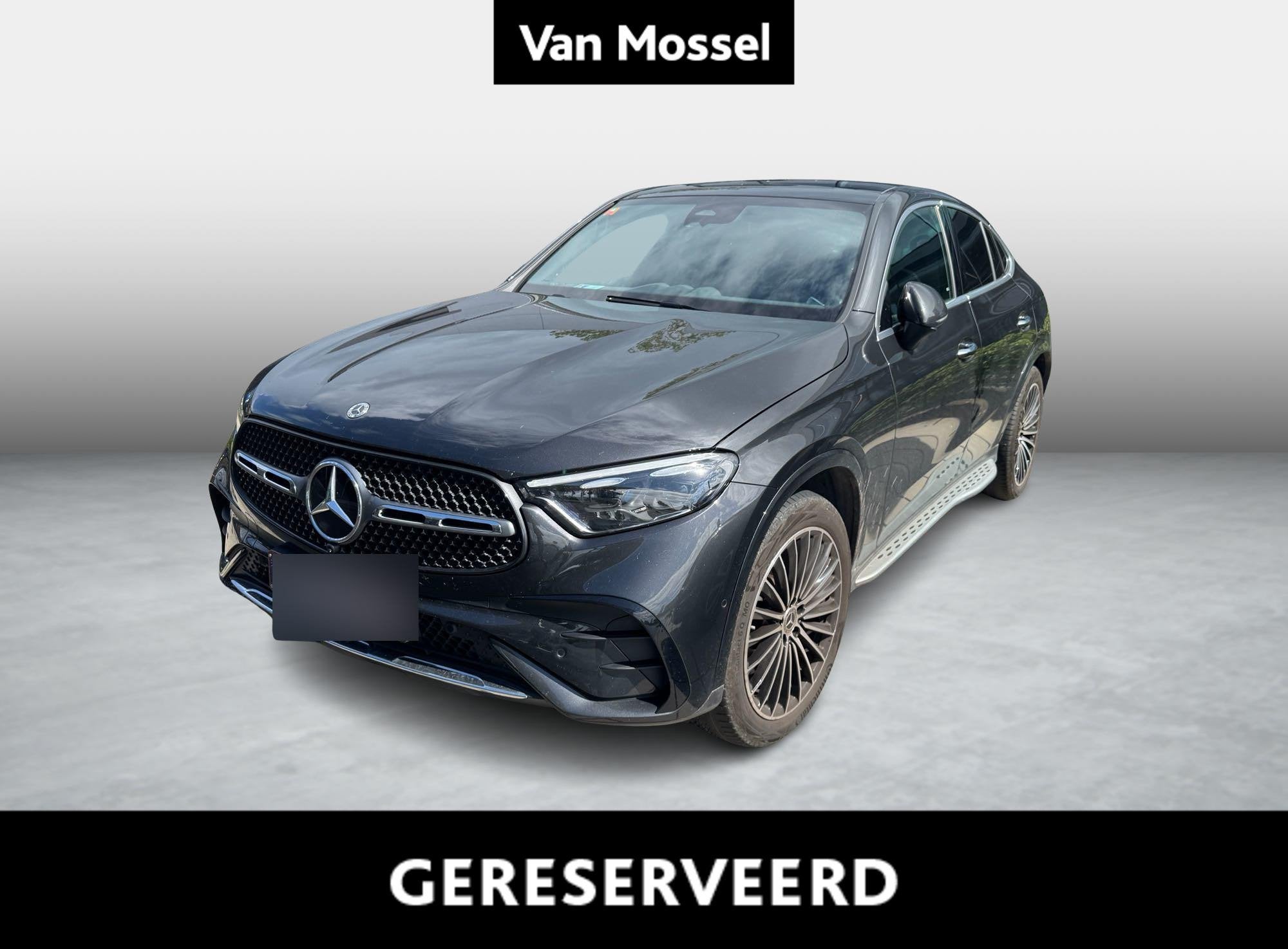 Mercedes-Benz GLC GLC 220 d Coupé AMG Line + AIRMATIC + LED, Autos, Argent ou Gris, Euro 6, Entreprise, Noir