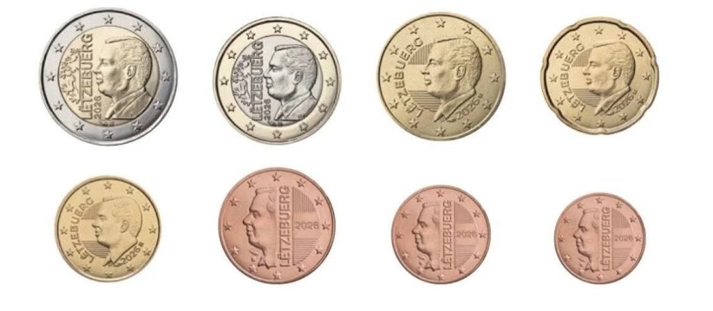Luxemburg 2026 * 1 cent - 2 euro * UNC, Timbres & Monnaies, Monnaies | Europe | Monnaies euro, Enlèvement ou Envoi, Luxembourg
