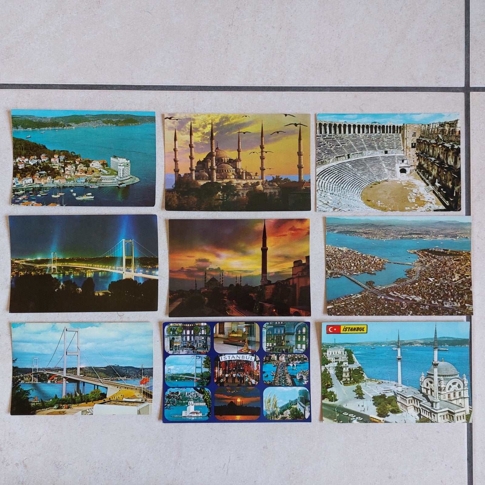 Lot van 9 niet beschreven postkaarten van Turkije, Ophalen of Verzenden
