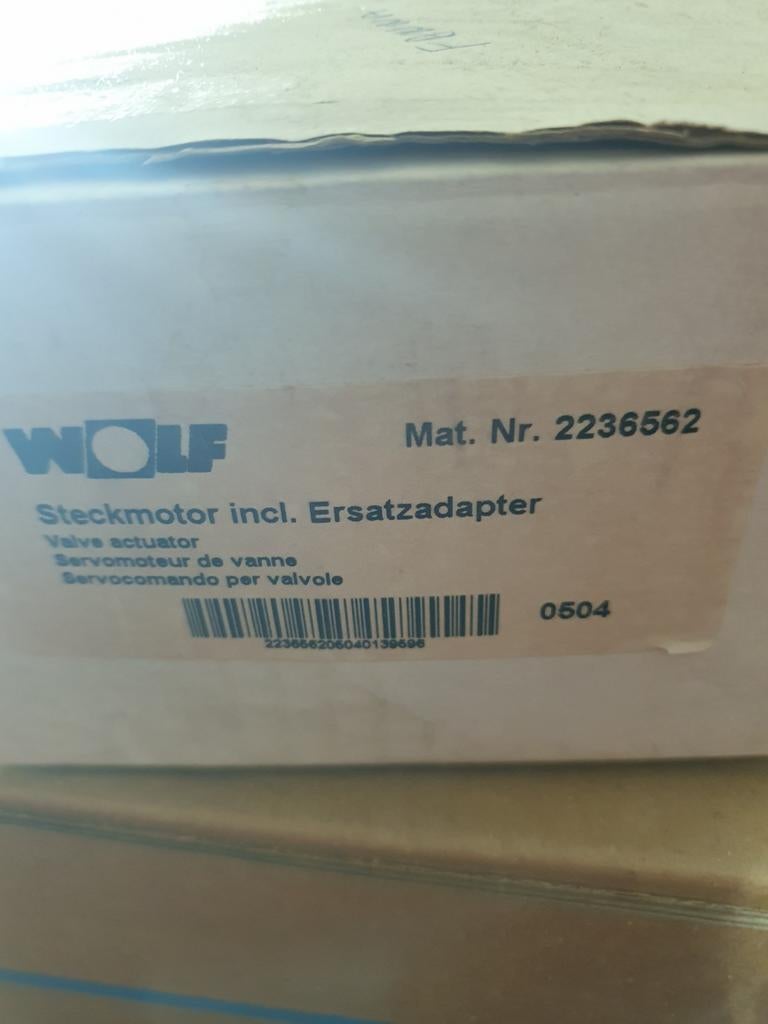 Servo moteur de vanne pour chaudière wolf, Enlèvement