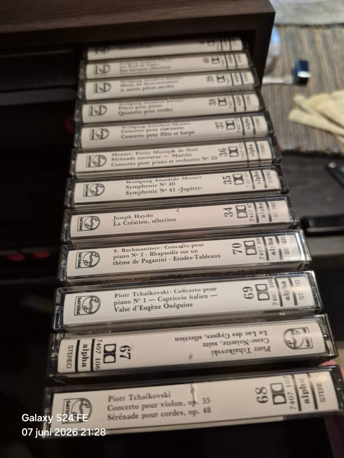 Casettes de collecte, Enlèvement ou Envoi, Musique du monde