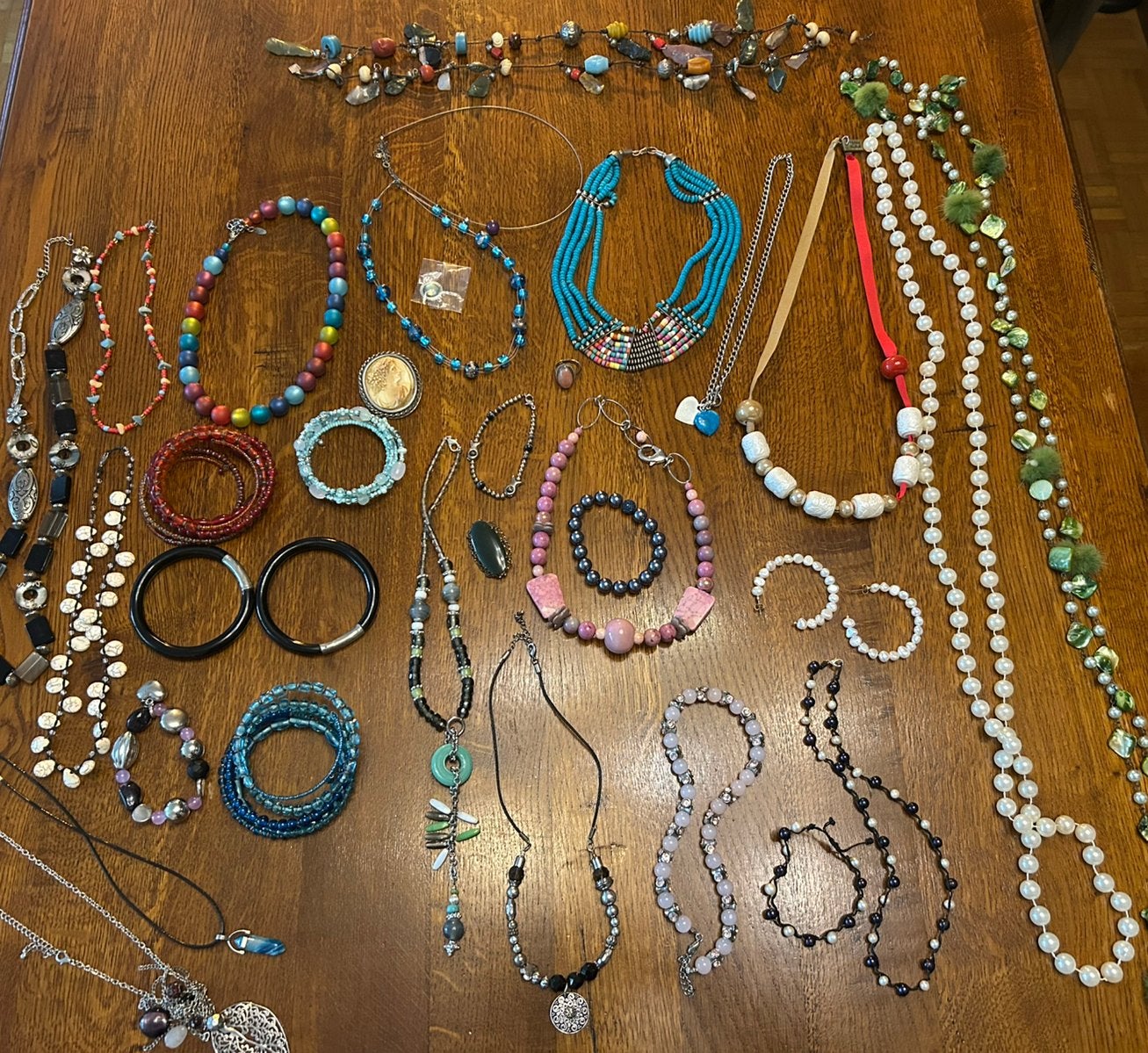 Sieradenlot te koop, Handtassen en Accessoires, Antieke sieraden, Ophalen, Broche