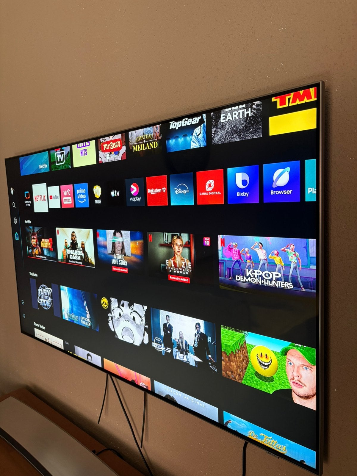 Samsung neo qled smart tv 4k uhd 55 inch, TV, Hi-fi & Vidéo, Télévisions, QLED, Comme neuf, Enlèvement, Samsung