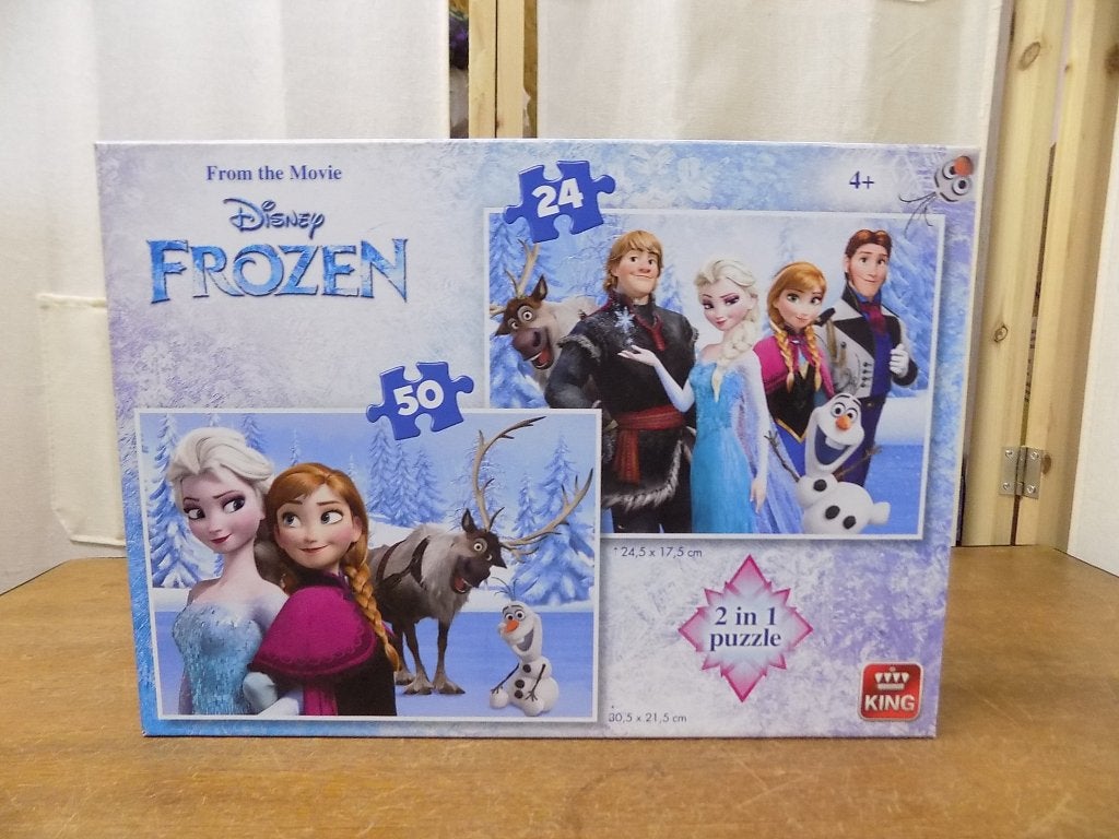 Frozen 2 in 1 puzzel, Kinderen en Baby's, Ophalen of Verzenden, 10 tot 50 stukjes, 4 tot 6 jaar