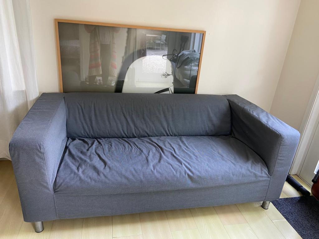 Ikea zetel klippan, Huis en Inrichting, Zetels | Zetels, Ophalen, Minder dan 75 cm, Tweepersoons, Zo goed als nieuw