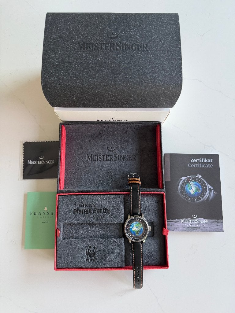 Meistersinger, Montre-bracelet, Autres marques, Cuir, Enlèvement